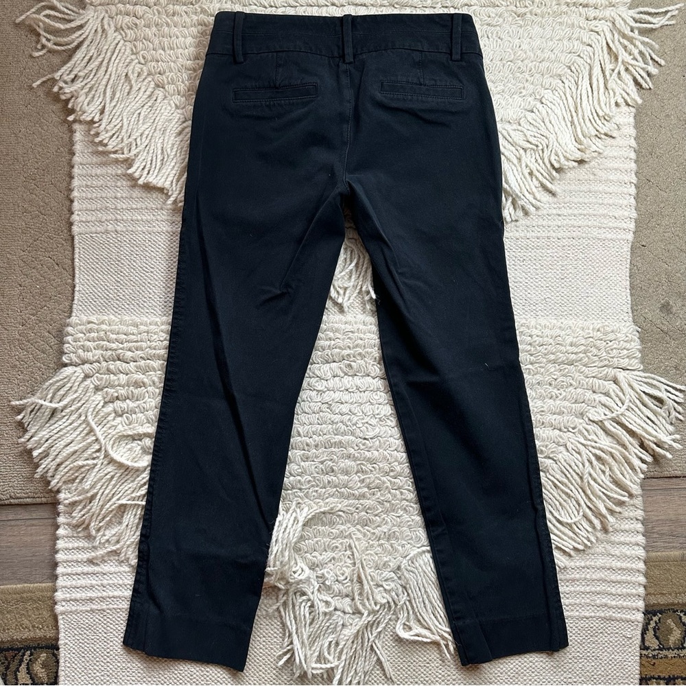 LILLY PULITZER black 2-Way Stretch Luxury Capri slim fit crop pants 2 - Picture 9 of 11